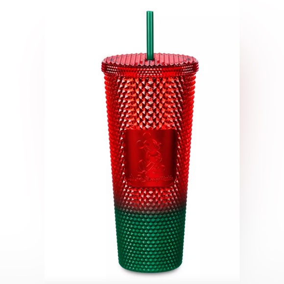 Mickey Mouse Christmas Starbucks® Tumbler with Straw – Walt Disney World - Picture 2 of 6